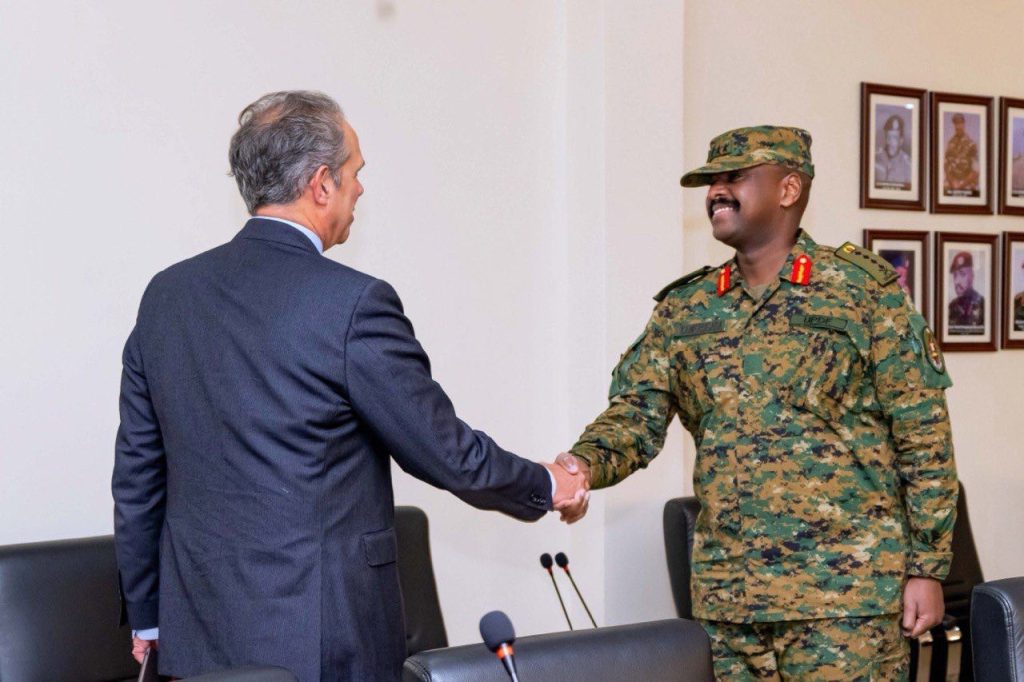 Kainerugaba Meets German Envoy