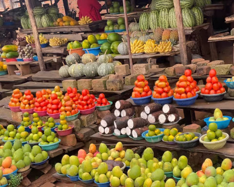 Kampala market traders