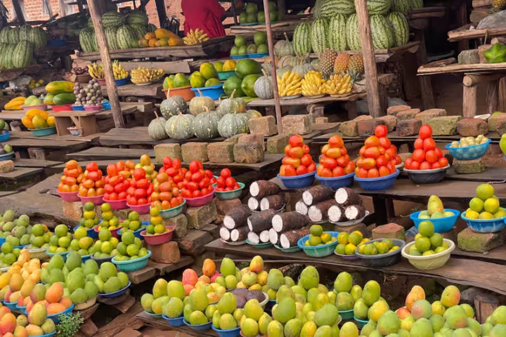 Kampala market traders